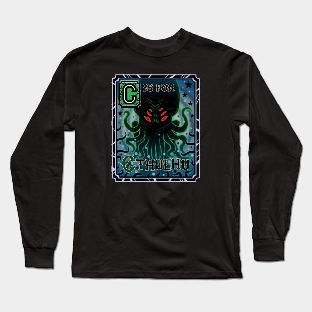 C is for Cthulhu Long Sleeve T-Shirt by cduensing
